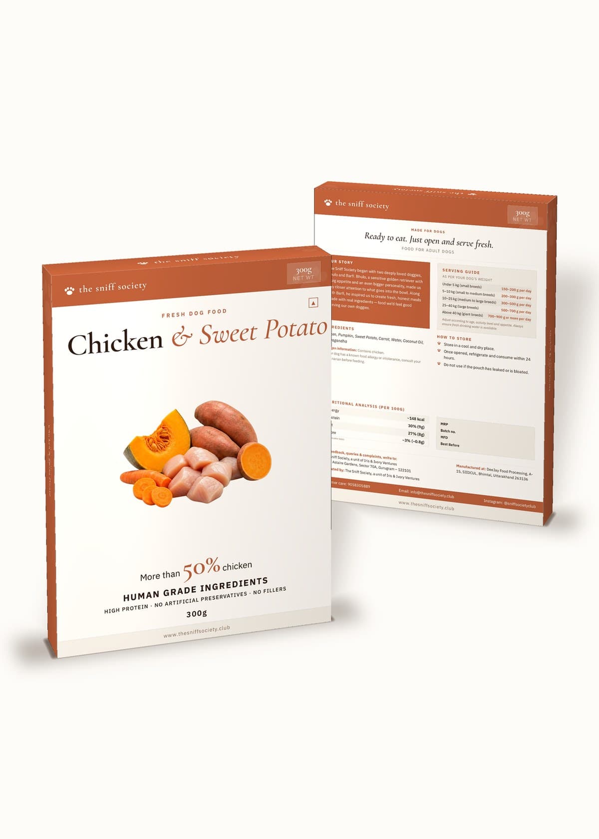Chicken with Sweet Potato — 300g